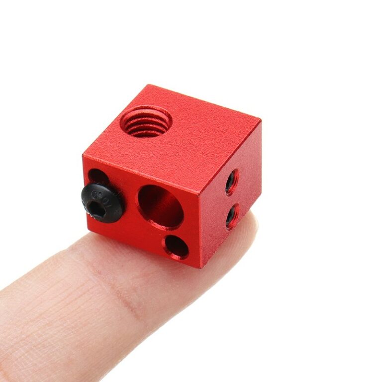 Heat Block Makerbot Clone Alumínio Azul 16X16X12 ( Heatblock bloco de aquecimento compatível e não com o original ) - AIMSOAR - Image 9