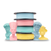 PLA+ PASTEL EDITION Pastel Pack + Samples Baby Blue Banana Yellow Bubblegum Pink Sweet Mint - Filament PM
