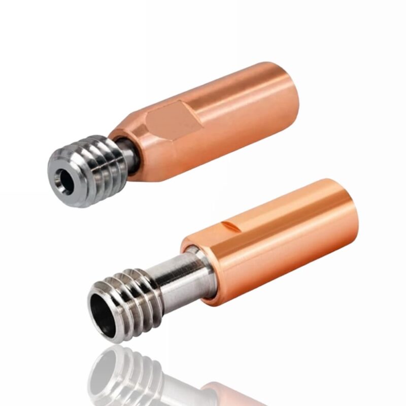 Heatbreak CR10 titanium alloy throat TI Copper evolt portugal espana filamento impressao 3d