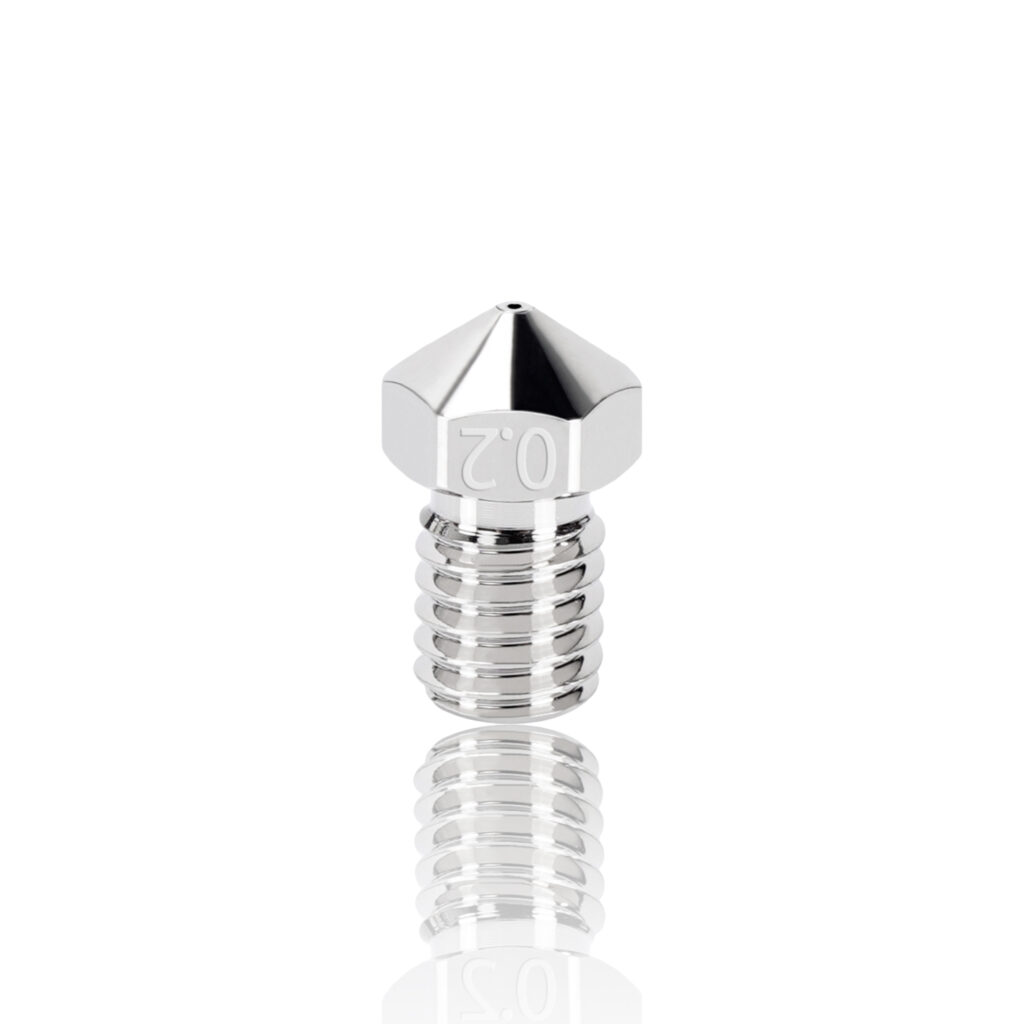 0.2mm C-SERIES Latão Revestido a Níquel Nozzle V6 (compatível com E3D Electroplated nickel plated high Temp H59 ) - AIMSOAR - Image 8