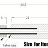Heat Break PTFE Garganta Longa 1.75mm 30.5mm ( Long Throat Heatbreak ) - AIMSOAR - Image 2