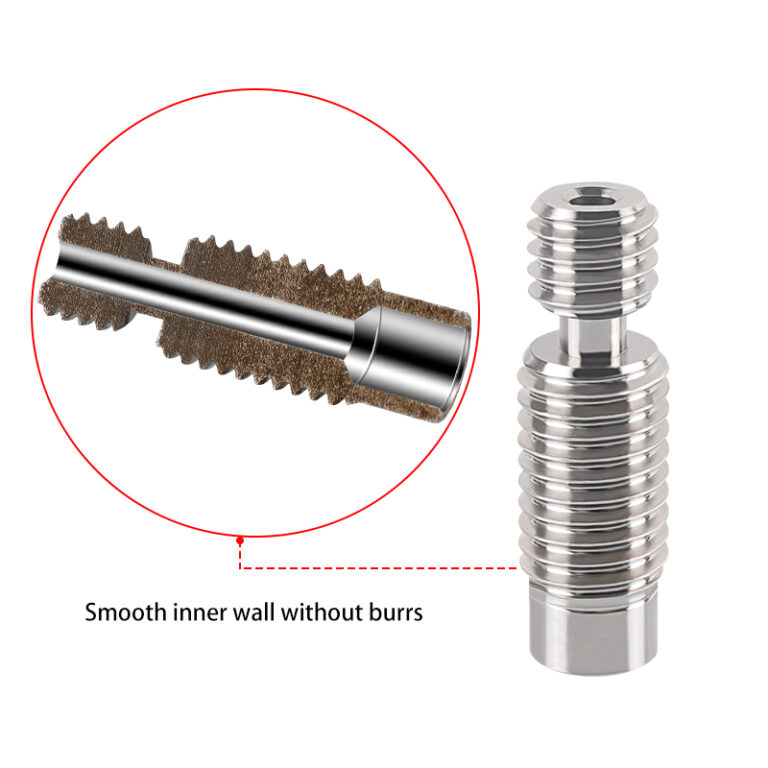 Heat Break V6 TITÂNIO TC4 Clone ALL METAL ( Heatbreak titanium alloy V6 remote throat compatível com E3D V6 ) - AIMSOAR - Image 4