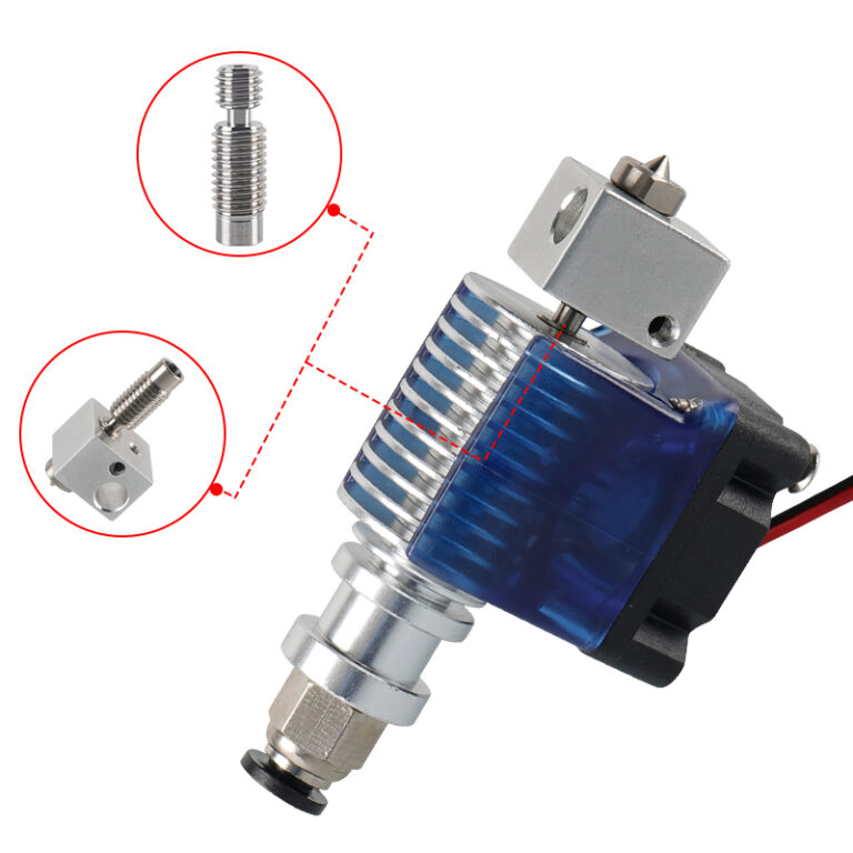 Heat Break V6 TITÂNIO TC4 Clone ALL METAL ( Heatbreak titanium alloy V6 remote throat compatível com E3D V6 ) - AIMSOAR - Image 6