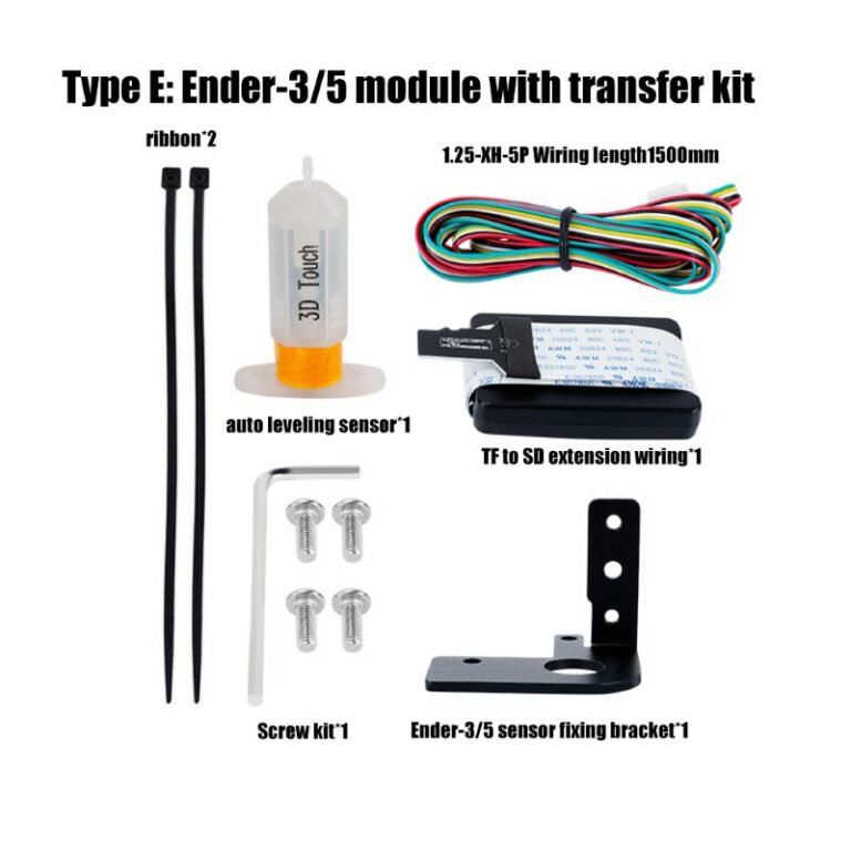 Kit 3D Touch Sensor de nivelamento automático ABL Com Fixação para Creality Ender 3/5 e cabo de transferência de dados SD - Aimsoar - Image 3