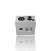 Heat Block de Alumínio para MK7 MK8 20X20X10mm Parafuso largo ( Heatblock bloco de aquecimento  ) - AIMSOAR