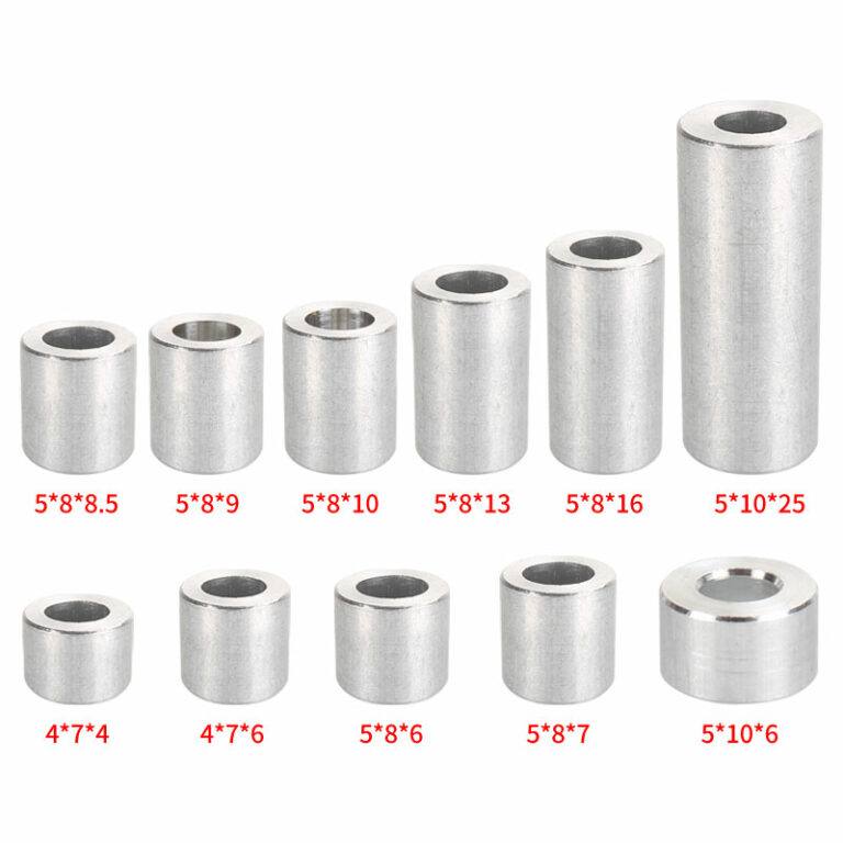 Polia Espaçador 5*8*6mm M3 M5 para Rolamento T/V-Slot D-Type POM (Pulley Pulley isolation column) - AIMSOAR