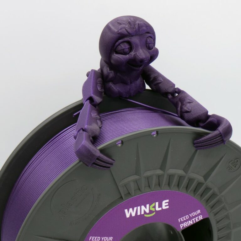 PLA HD 10m (Amostra) GLITTER Púrpura Purple  - WINKLE - Image 3