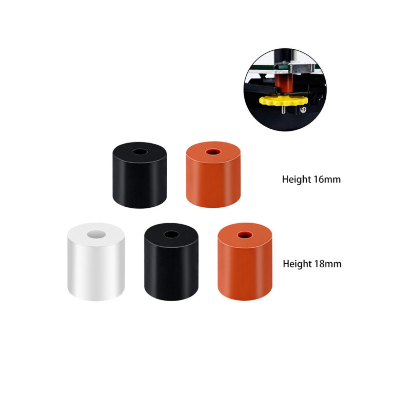 Espaçador Silicone Laranja 18mm de compressão para nivelamento da hotbed (leveling shock absorber Spring) - AIMSOAR - Image 4
