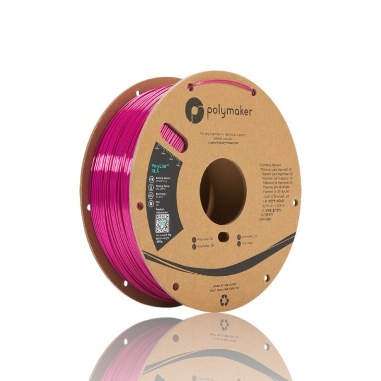 PLA PolyLite™ Silk 1kg Magenta - Polymaker – LINHA ANTIGA (Consultar Descrição)