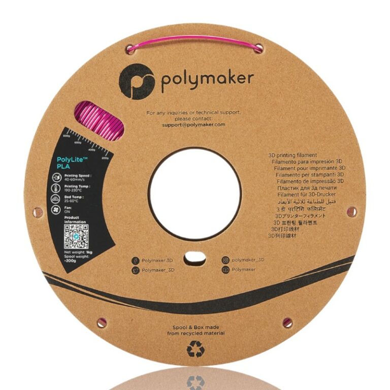 PLA PolyLite™ Silk 1kg Magenta - Polymaker – LINHA ANTIGA (Consultar Descrição) - Image 6