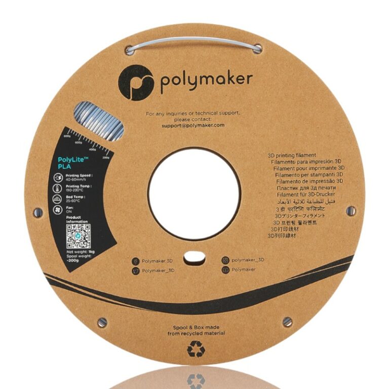 PLA PolyLite™ Silk 1kg Silver - Polymaker - Image 7