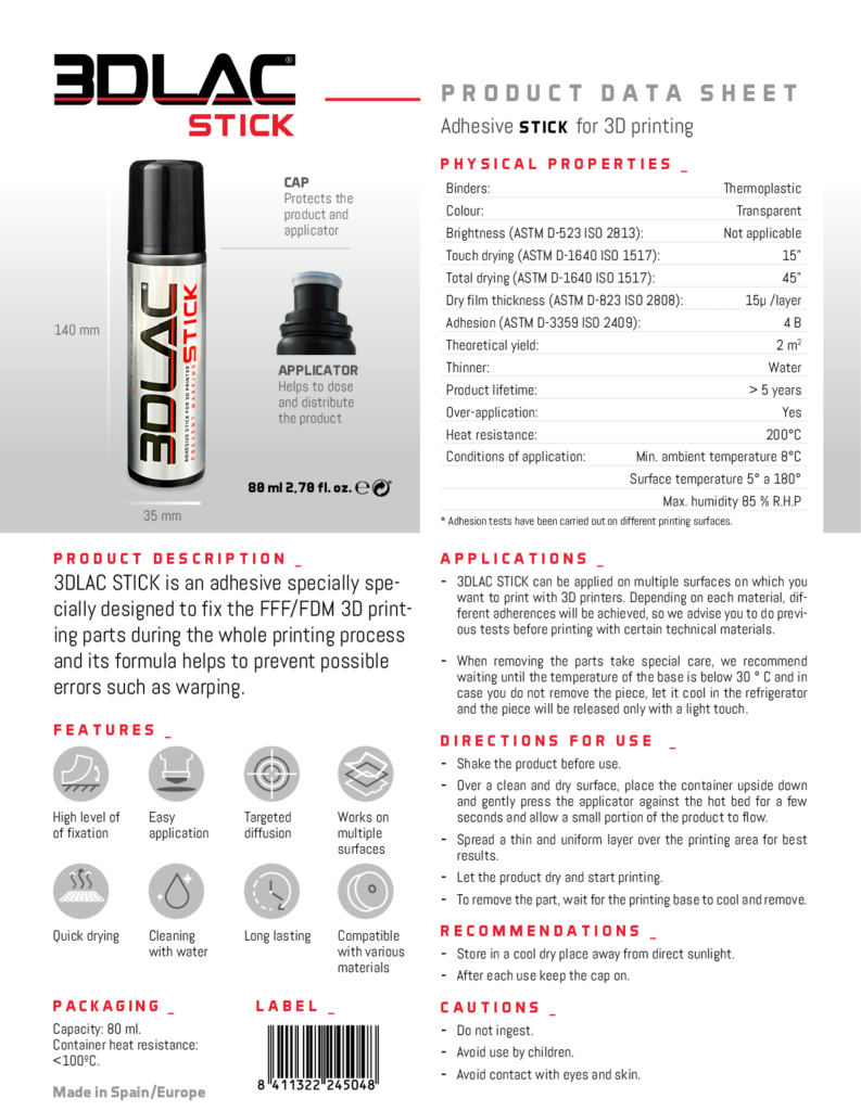 3DLAC STICK - Spray para Aderência - Image 10