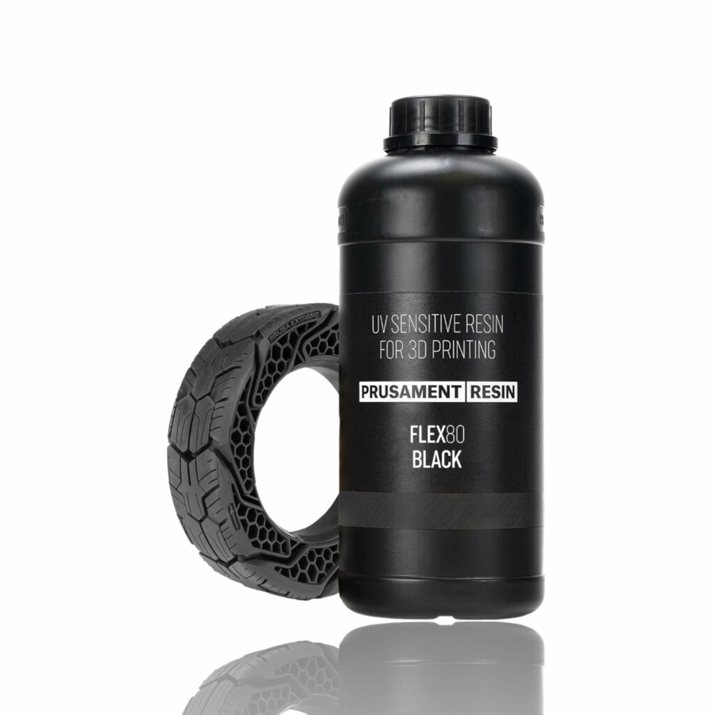 Prusament Resin 1kg Flex80 Black - Prusa Original