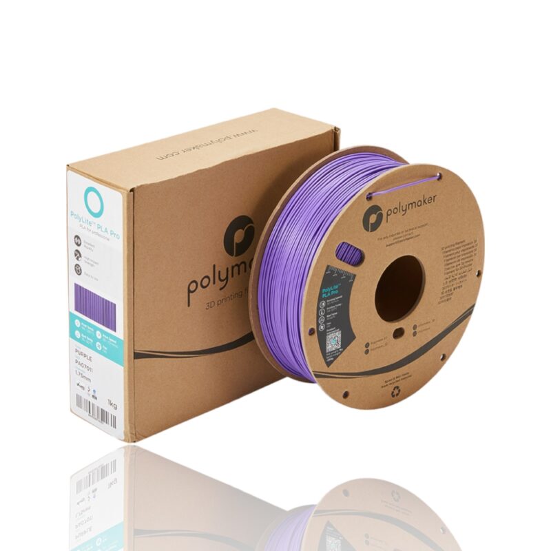PolyLite PLA Pro 175 Spool Picture Asymmetric evolt portugal espana filamento impressao 3d roxo purple