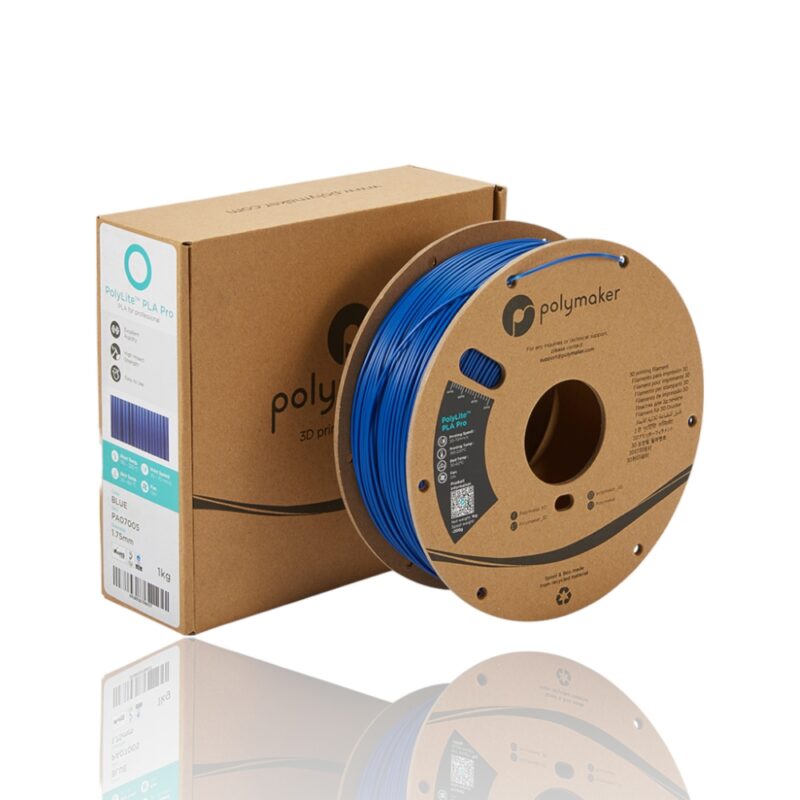 PolyLite PLA Pro 175 Spool Picture Asymmetric evolt portugal espana filamento impressao 3d blue