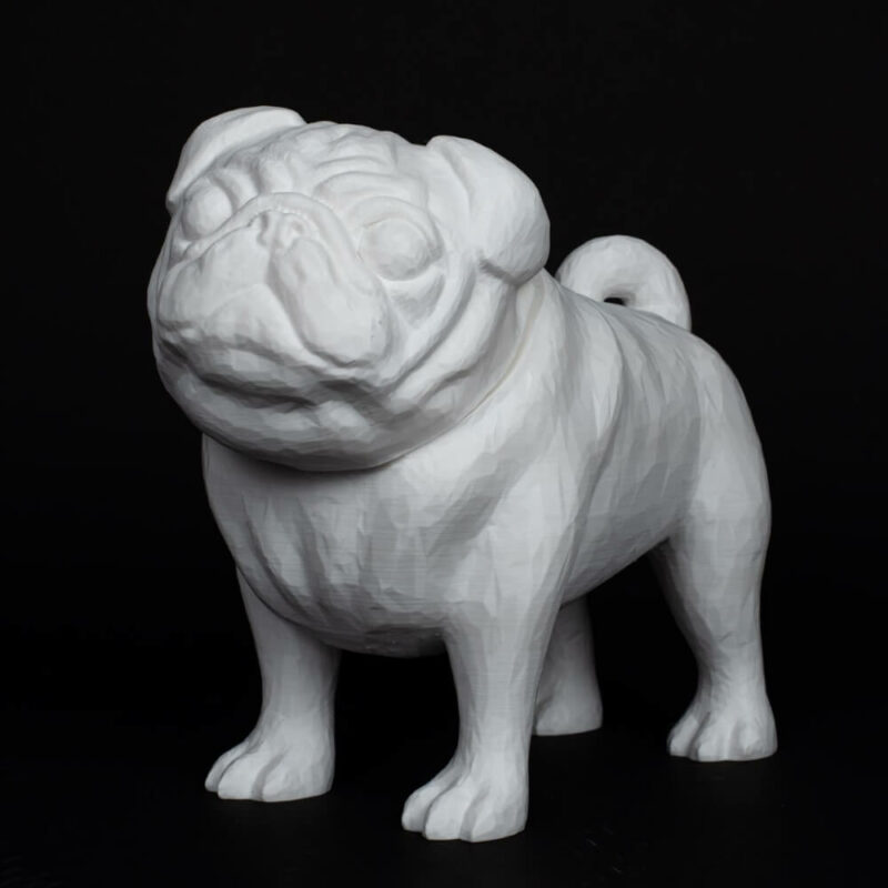 pla prusament prusa josef evolt portugal españa europe 3D print impressão branco pristine white exemplo cão