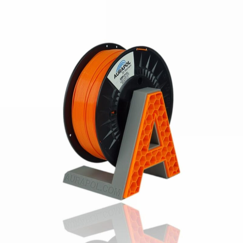 AURAPOL PETG Filament Nuclear Orange Portugal Espana Evolt Impressao 3D