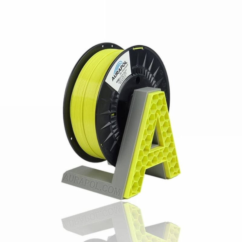 AURAPOL PETG Filament Sulfur Yellow Portugal Espana Evolt Impressao 3D