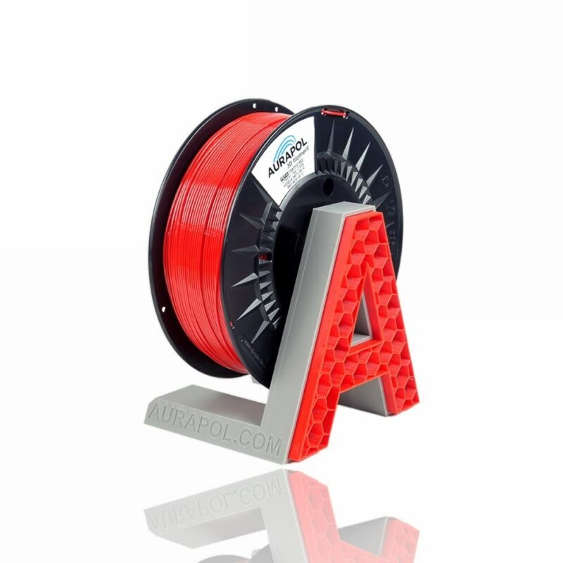 AURAPOL PETG Filament Traffic Red Portugal Espana Evolt Impressao 3D