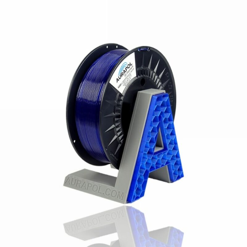 AURAPOL PETG Filament Ultramarine Blue Transparent Portugal Espana Evolt Impressao 3D