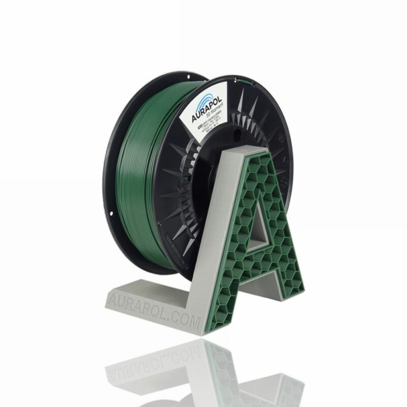 AURAPOL PLA 3D Filament ARMY Highland GREEN Portugal Espana Evolt Impressao 3D