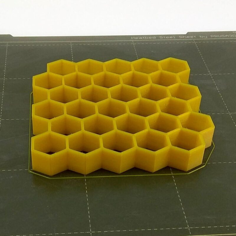 AURAPOL PLA 3D Filament Honey partially transparent 2 Portugal Espana Evolt Impressao 3D