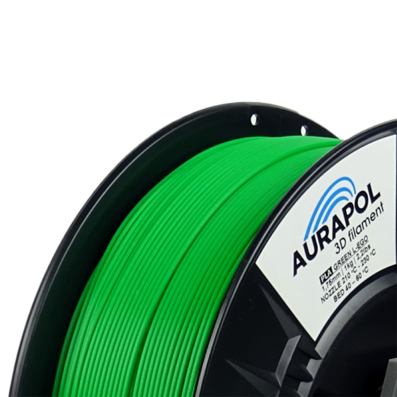 AURAPOL PLA 3D Filament Yellow Green 1 Portugal Espana Evolt Impressao 3D