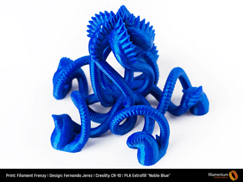 PLA_Extrafill_Noble_blue_Filament_Frenzy_Spores_2-Portugal-Espana-Evolt-Impressao-3D