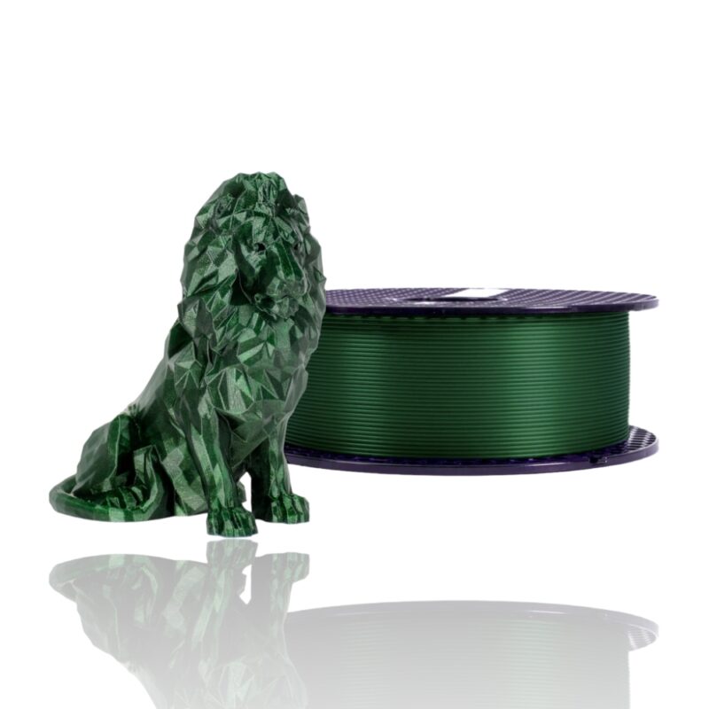 Prusament PLA Galaxy Green 1kg detalhe 2 evolt portugal espana filamento impressao 3d