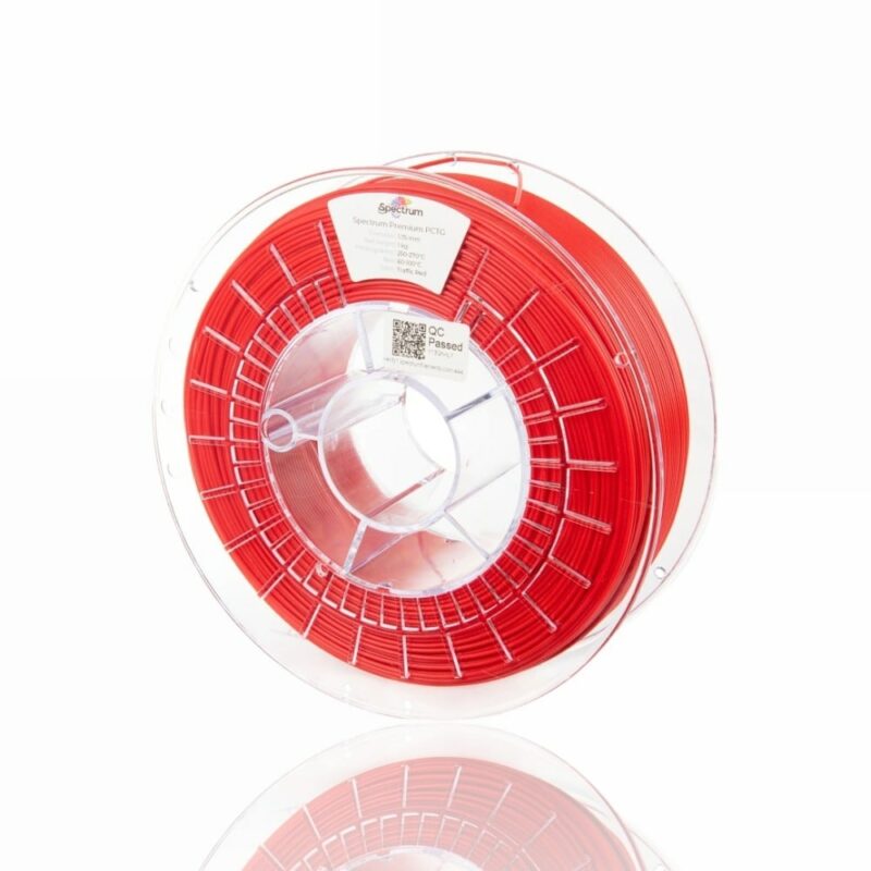 pctg evolt-portugal espana filamento impressao 3d transparent red
