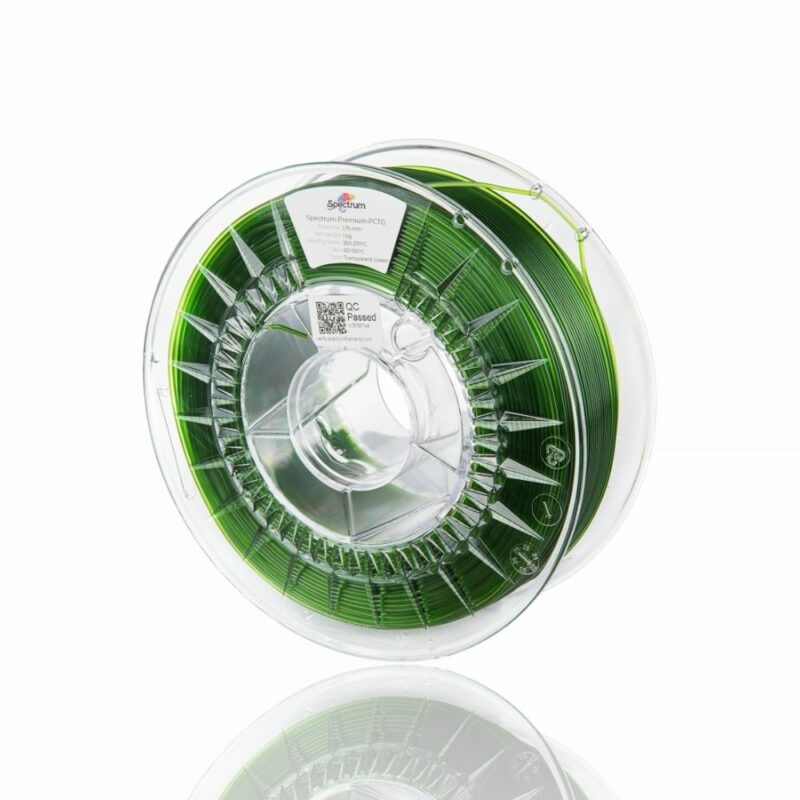 pctg evolt-portugal espana filamento impressao 3d transparent green