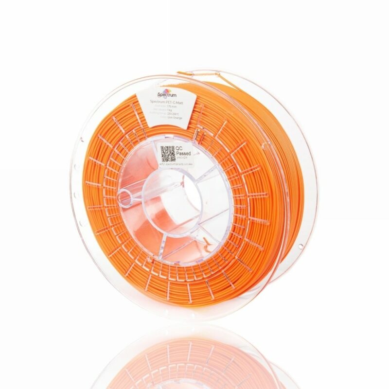 petg matt 2 evolt portugal espana filamento impressao 3d lion orange