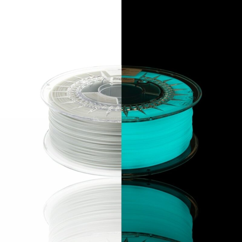 petg glow in dark blue 2 evolt portugal espana filamento impressao 3d