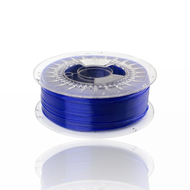 petg premium evolt portugal espana filamento impressao 3d transparent blue azul