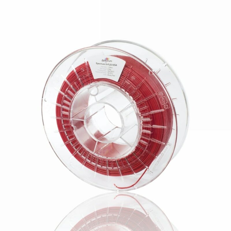 s flex 85a bloody red 1 evolt portugal espana filamento impressao 3d