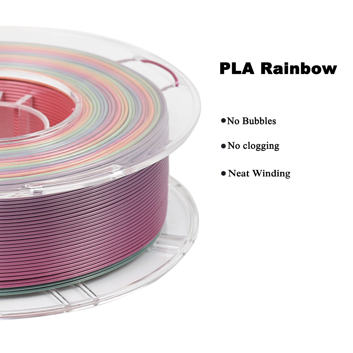 PLA Silk Ranibow evolt impressão 3D