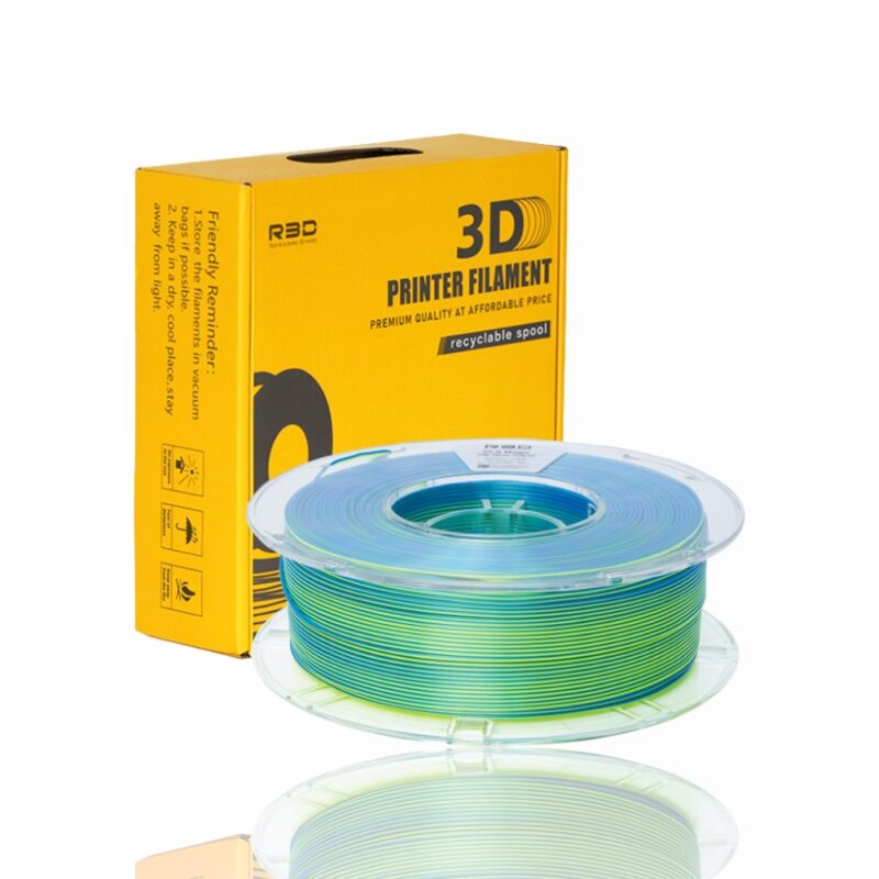 R3D Dual PLA evolt portugal espana filamento impressao 3d blue yellow