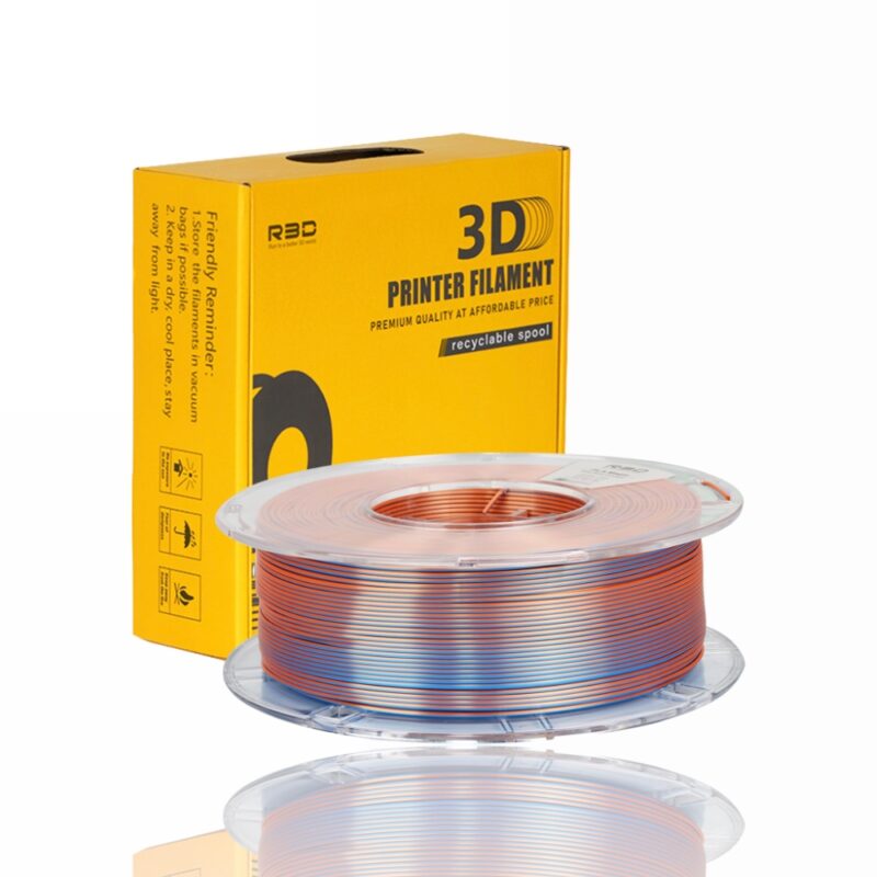 R3D Dual PLA evolt portugal espana filamento impressao 3d blue orange