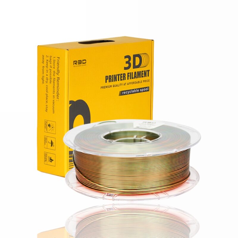 R3D Dual PLA evolt portugal espana filamento impressao 3d orange bronze