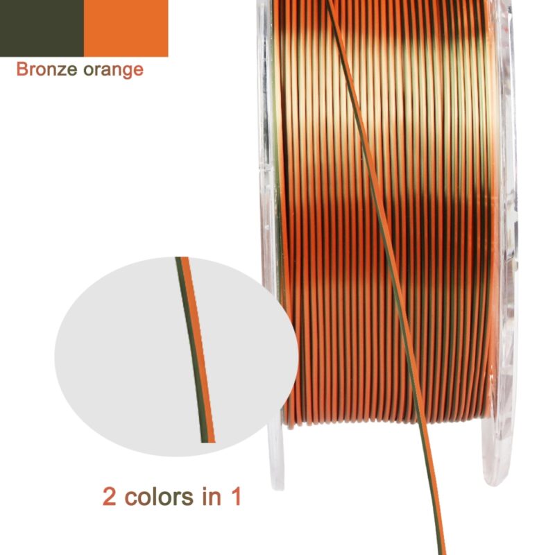 R3D Dual PLA evolt portugal espana filamento impressao 3d orange bronze
