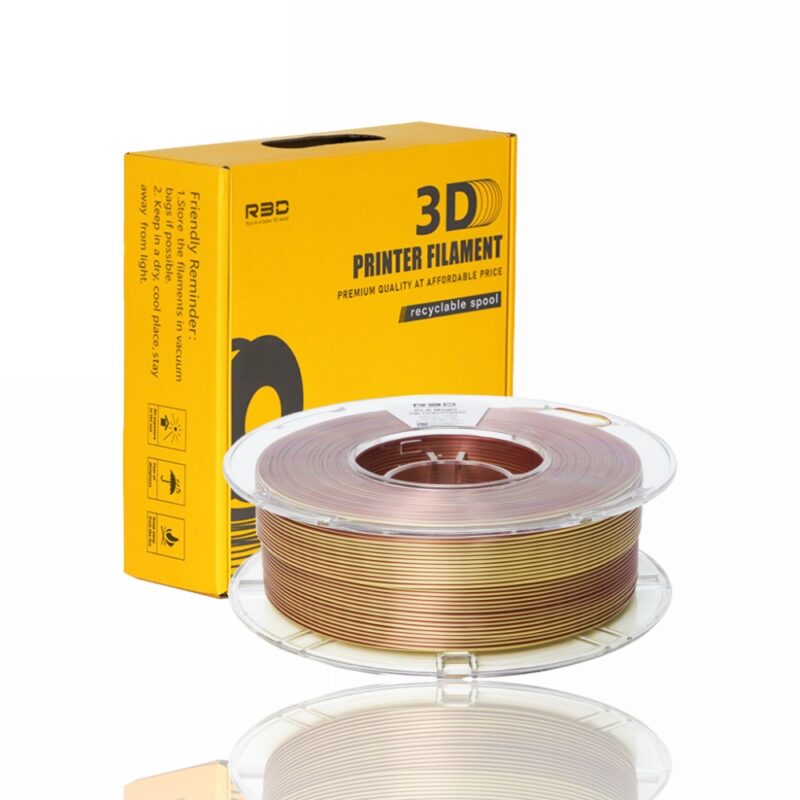R3D Dual PLA evolt portugal espana filamento impressao 3d gold copper