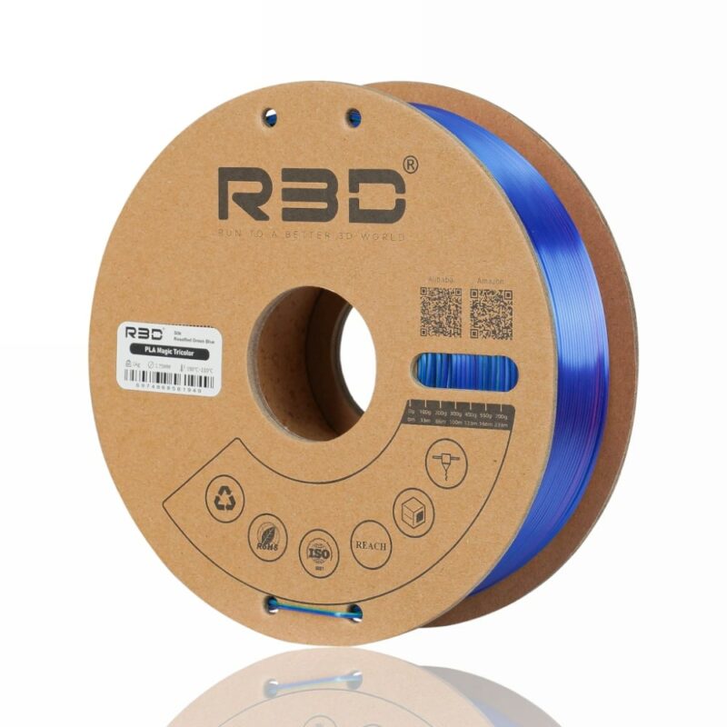 R3D PLA evolt portugal espana filamento impressao 3d rose red green blue