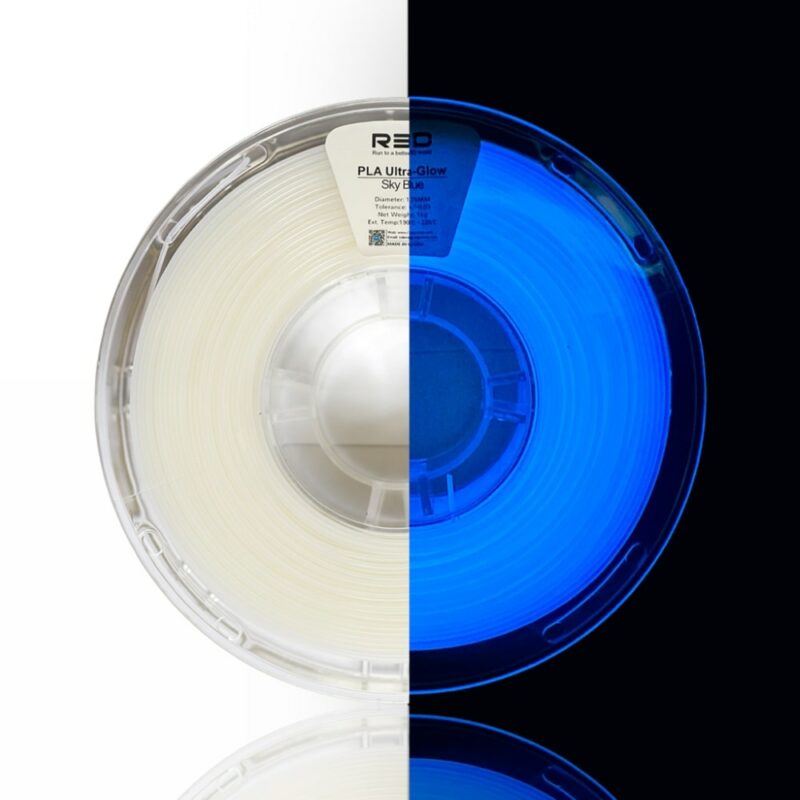 R3D ultra Glow evolt portugal espana filamento impressao 3d blue