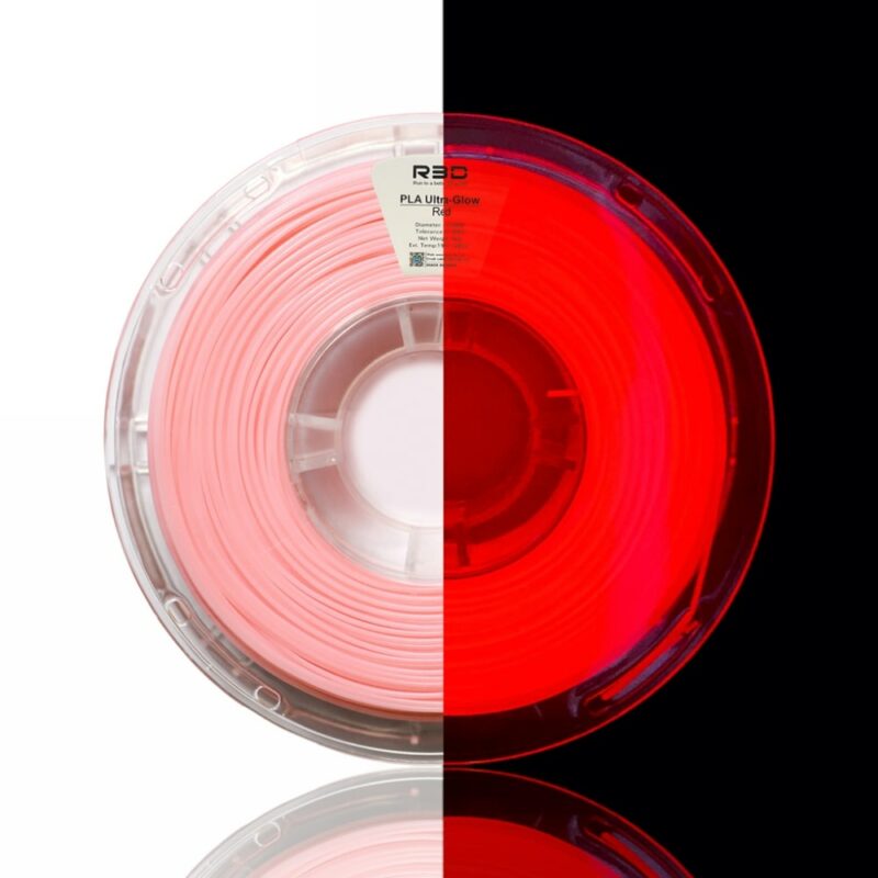 R3D ultra Glow evolt portugal espana filamento impressao 3d red