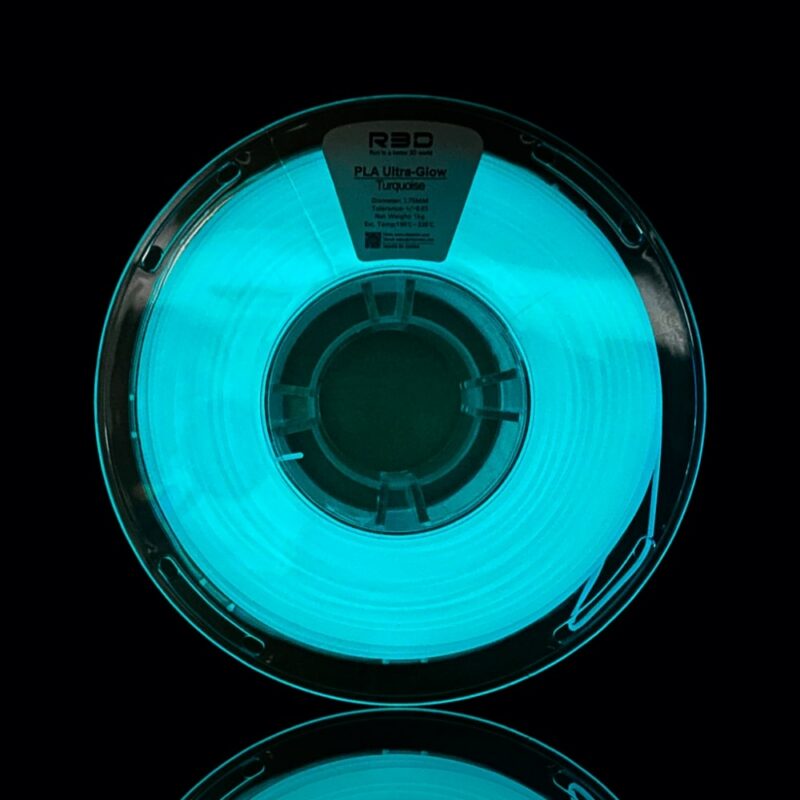 R3D ultra Glow evolt portugal espana filamento impressao 3d turquoise