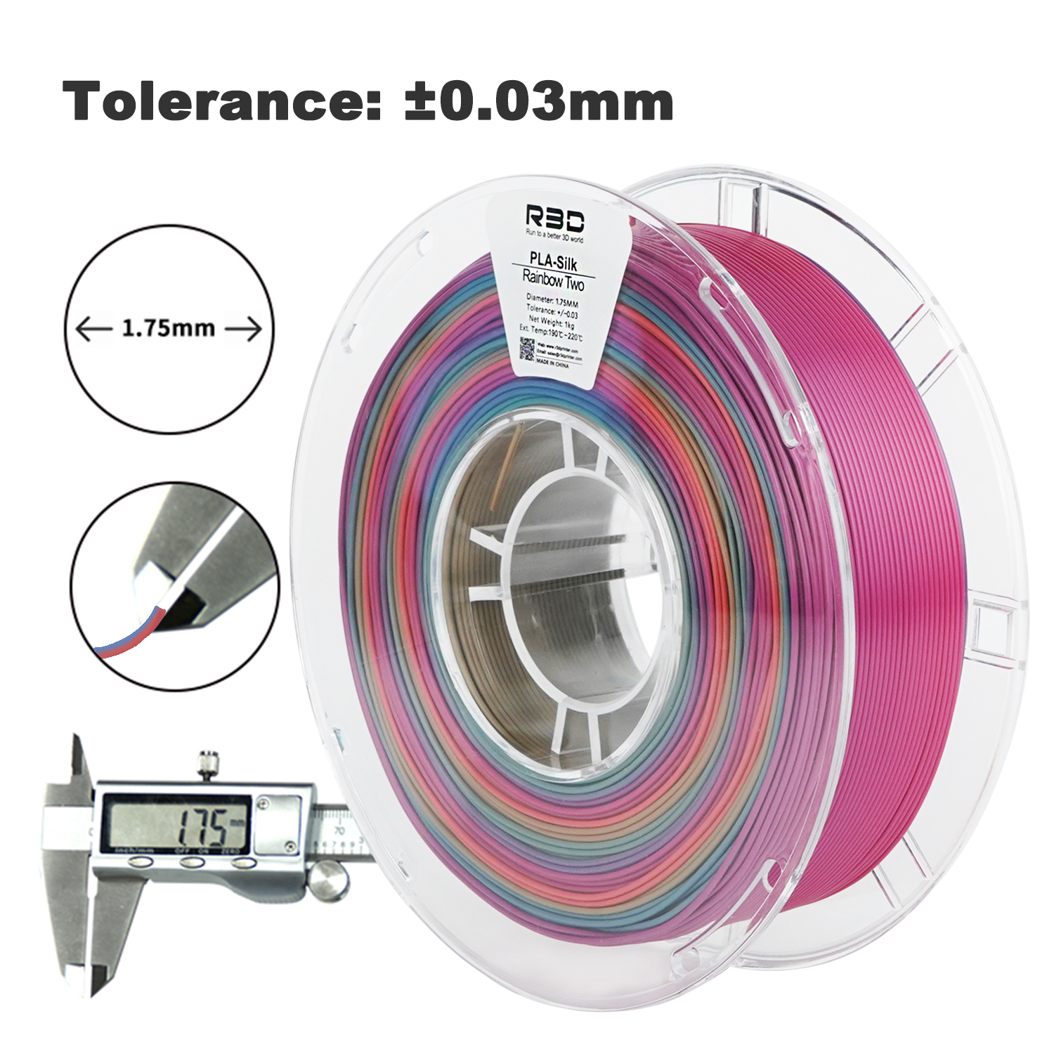 Rainbow Two evolt impressão 3D