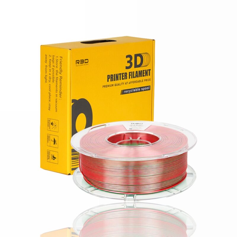 R3D Dual PLA evolt portugal espana filamento impressao 3d red green