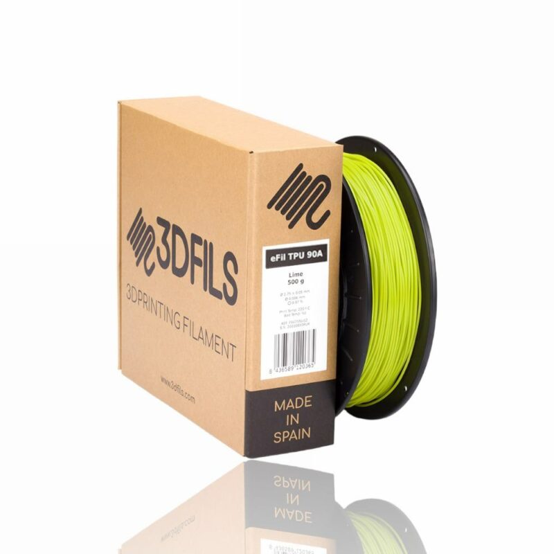TPU90A LIME Portugal Espana Evolt Impressao 3D