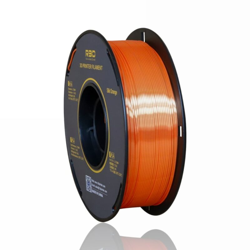 r3d pla silk evolt portugal espana filamento impressao 3d orange