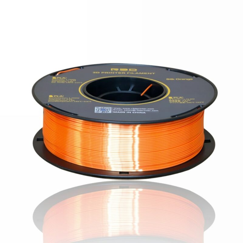 r3d pla silk evolt portugal espana filamento impressao 3d orange